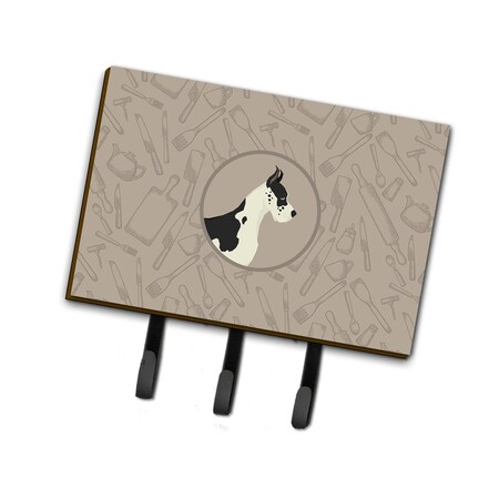 Jensendistributionservices Great Dane in the Kitchen Leash or Key Holder MI1721307